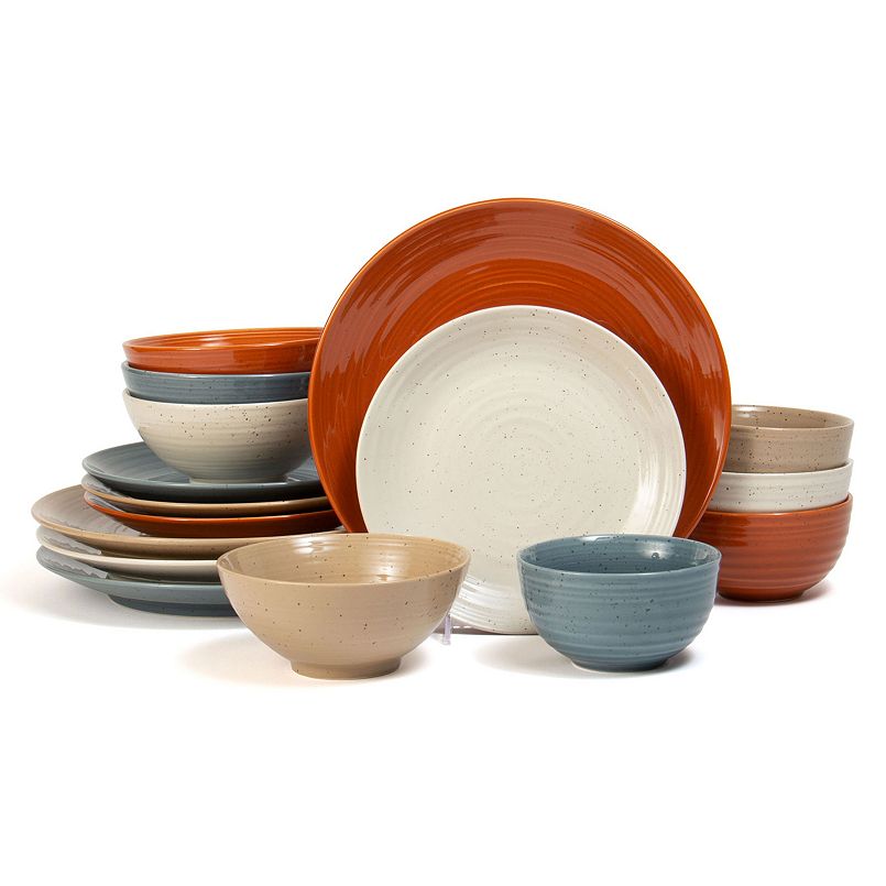 Sango Siterra Painter's Palette 16-pc. Dinnerware Set
