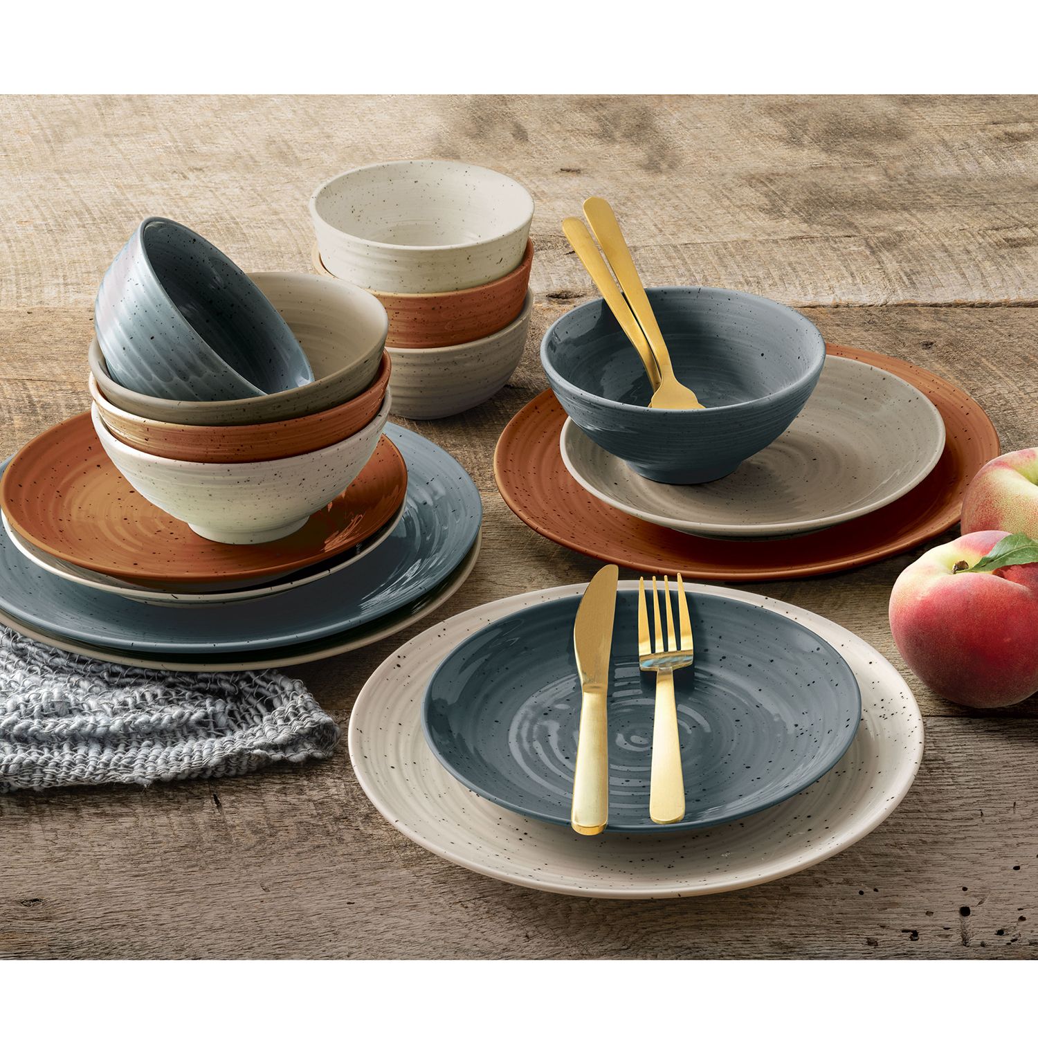 Sango Siterra Painter's Palette Dinnerware Set ‼️ Only 13 ‼️
