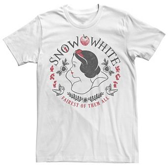 Disney's Snow White Men's Fairest Of Them All Profile Tee