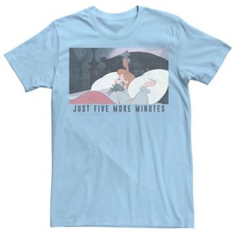 Disney's Sleeping Beauty Aurora In Bed Just Five More Minutes Men's Tee
