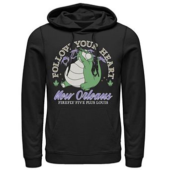 Men's Disney Princess And The Frog Louis Follow Your Heart Hoodie