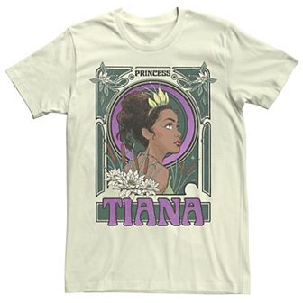 Disney's The Princess & The Frog Tiana Profile Sketch Men's Tee