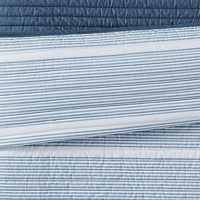 Brooklyn Loom Niari Yarn Dye Stripe Quilt Set with Shams