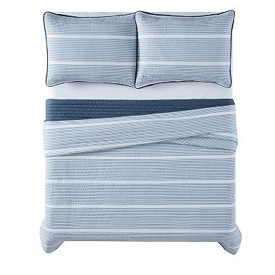 Brooklyn Loom Niari Yarn Dye Stripe Quilt Set with Shams