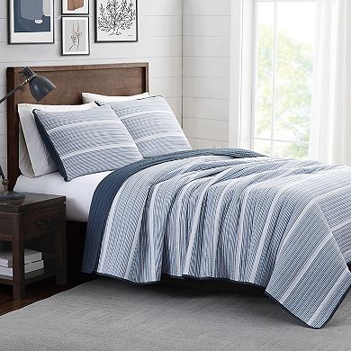 Brooklyn Loom Niari Yarn Dye Stripe Quilt Set with Shams