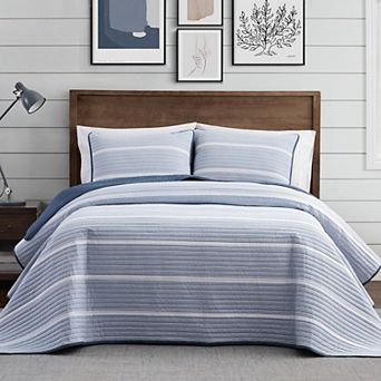 Brooklyn Loom Niari Yarn Dye Stripe Quilt Set with Shams