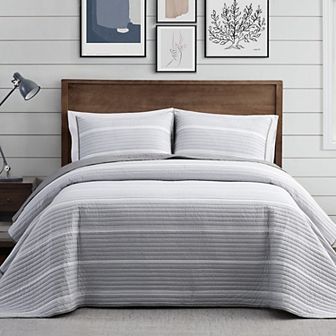 Brooklyn Loom Niari Yarn Dye Stripe Quilt Set with Shams