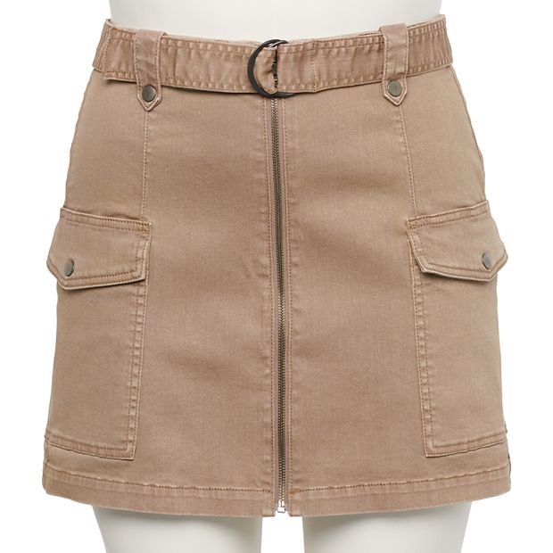 Plus size khaki skirt juniors hotsell
