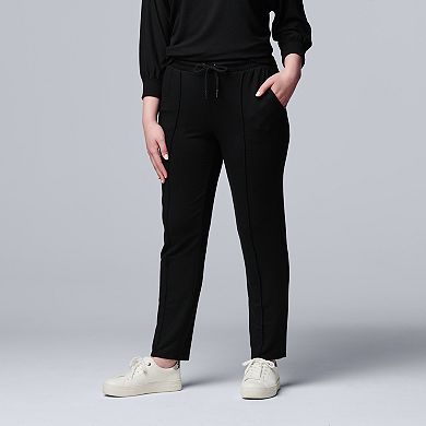 Women's Simply Vera Vera Wang Drawcord Pintuck Pull-On Pants