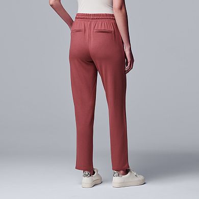 Women's Simply Vera Vera Wang Drawcord Pintuck Pull-On Pants
