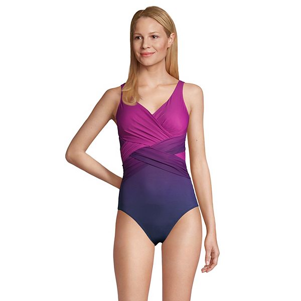 Lands' End Tummy Control One-Pieces
