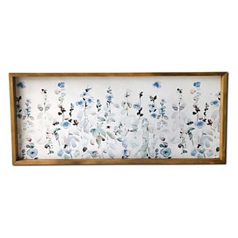 Gallery 57 Soft Blue Garden Canvas Wall Art