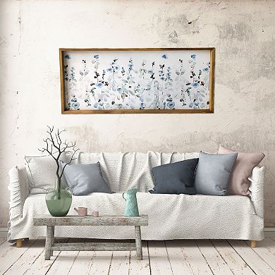 Gallery 57 Soft Blue Garden Canvas Wall Art