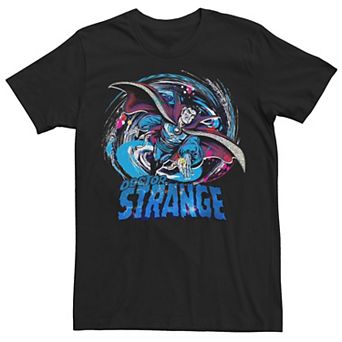 Men's Marvel Doctor Strange Classic Retro Magic Warp Logo Tee
