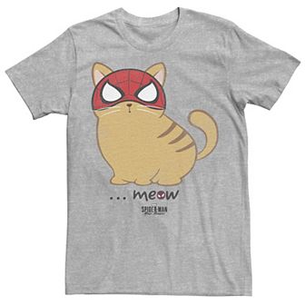 Men's Marvel Spider-Man: Miles Morales Spider-Cat Simple Portrait Tee