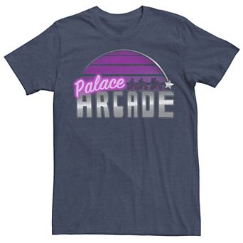 Men's Netflix Stranger Things Palace Arcade Gradient Logo Tee