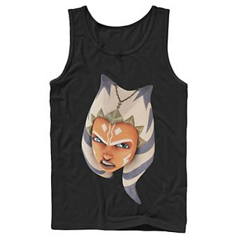 Men's Star Wars: Clone Wars Ahsoka Big Face Tank Top