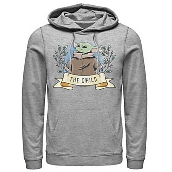 Men's Star Wars The Mandalorian The Child Banner Portrait Hoodie