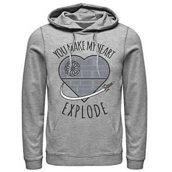 Men's Star Wars Valentine's Day "You Make My Heart Explode" Hoodie