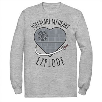 Men's Star Wars Valentine's Day "You Make My Heart Explode" Tee