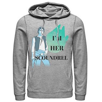 Men's Star Wars "I'm Her Scoundrel" Han Solo Watercolor Hoodie