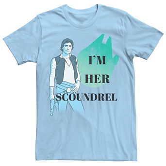 Men's Star Wars "I'm Her Scoundrel" Han Solo Watercolor Tee