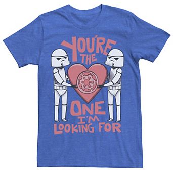Men's Star Wars Valentine's Day "You're The One I'm Looking For" Tee