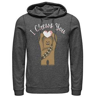 Men's Star Wars Valentine's Day "I Chews You" Chewbacca Hoodie