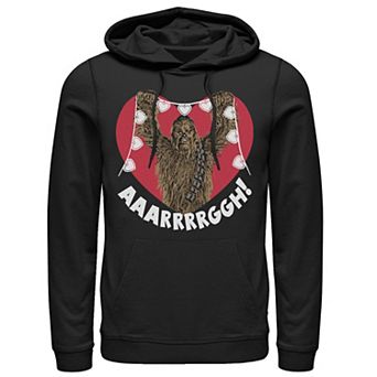 Men's Star Wars Chewbacca Holding Heart Lights Hoodie