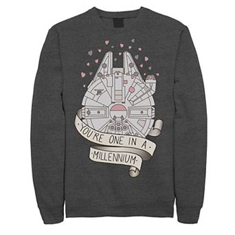 Men's Star Wars Millennium Falcon "You're One In A Millennium" Sweatshirt