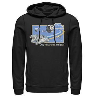 Men's Star Wars Vintage Millennium Falcon Poster Hoodie