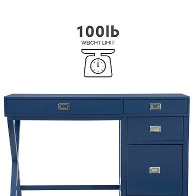 Linon Peggy Side Storage Desk
