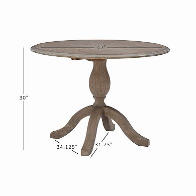 Linon Torino Drop Leaf Dining Table