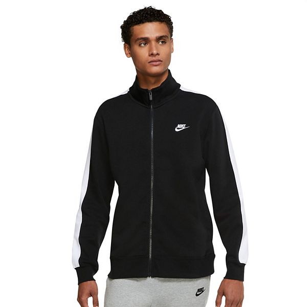 nike brushed back track jacket