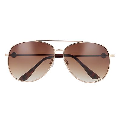 LC Lauren Conrad Carmel 2 66mm Oversized Aviator Sunglasses