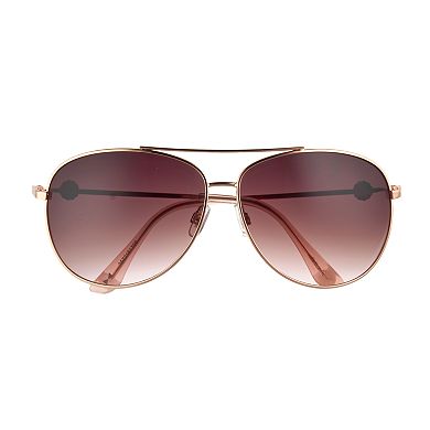 LC Lauren Conrad Carmel 2 66mm Oversized Aviator Sunglasses