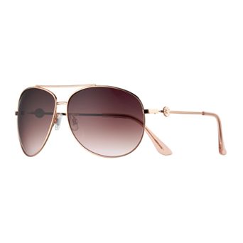 LC Lauren Conrad Carmel 2 66mm Oversized Aviator Sunglasses