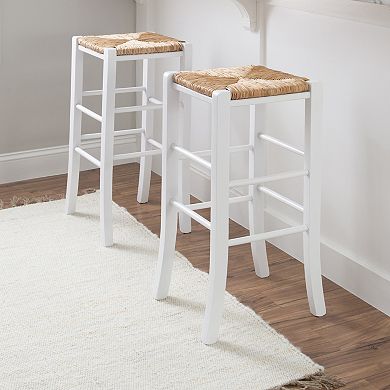 Linon Gianna Backless Bar Stool 2-piece Set