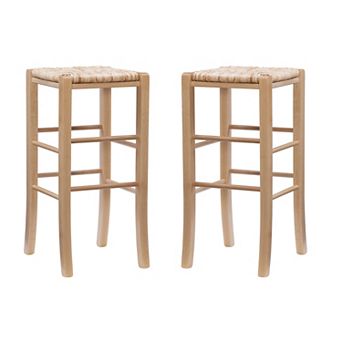Linon Gianna Backless Bar Stool 2 pc Set