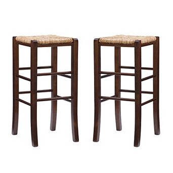 Linon Gianna Backless Bar Stool 2 pc Set