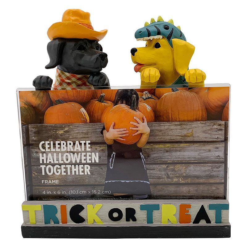 Celebrate Halloween Together Costume Dogs 4 x 6 Frame, Multicolor