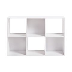 Whitmor 3-Section Cube Organizer - White