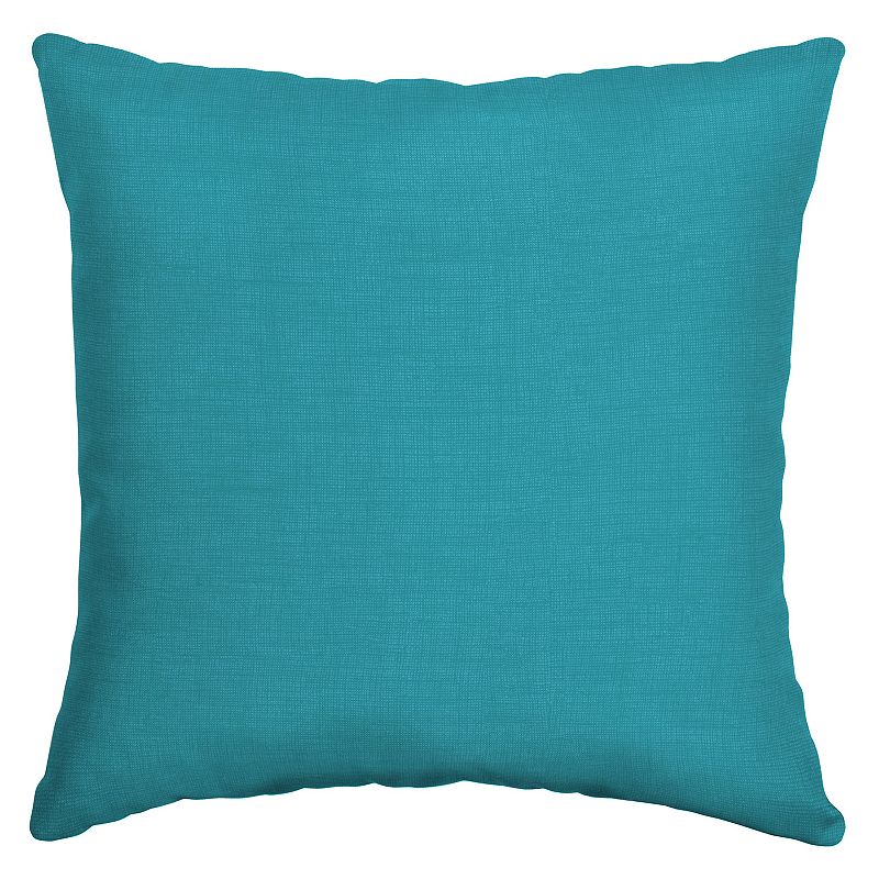 Arden Selections Leala Texture Indoor Outdoor Throw Pillow, Blue, 16X16