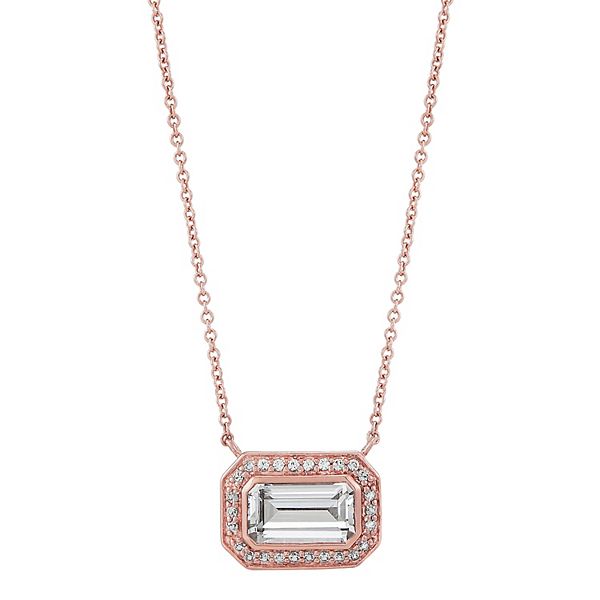 Kohls necklace hot sale rose gold