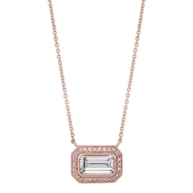 Kohls rose store gold necklace