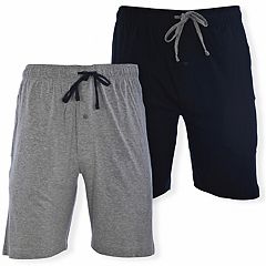 JINSHI Mens Pajama Shorts with Pockets Lightweight Lounge Sleep Shorts  Separate Bottoms(S/Black/Dark Gray) at  Men's Clothing store