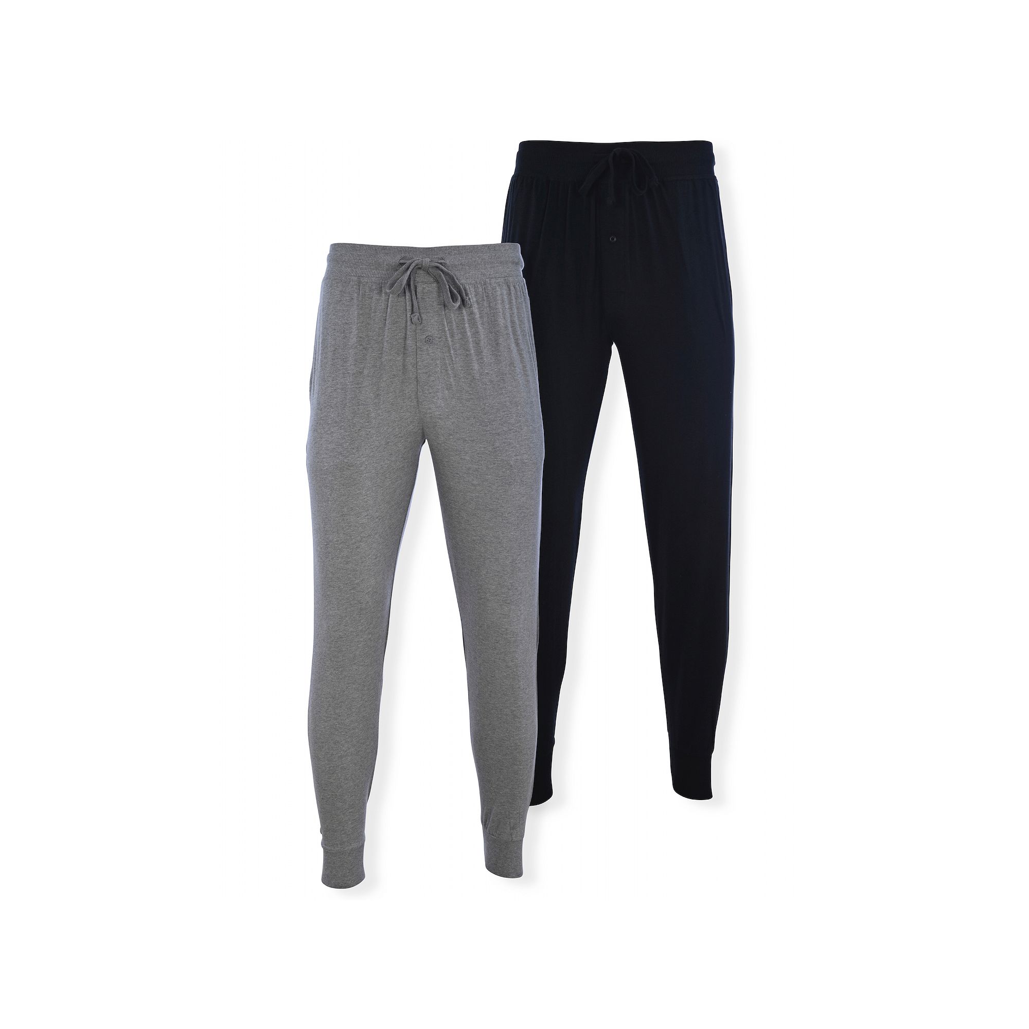 Big & Tall Hanes® Modern-Fit Jersey Banded Bottom Pajama Pants, Mens, Siz