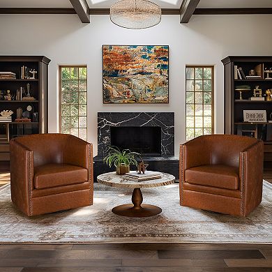 Madison Park Wilmette Swivel Accent Chair