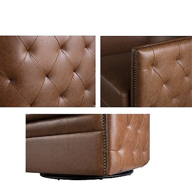 Madison Park Wilmette Swivel Accent Chair