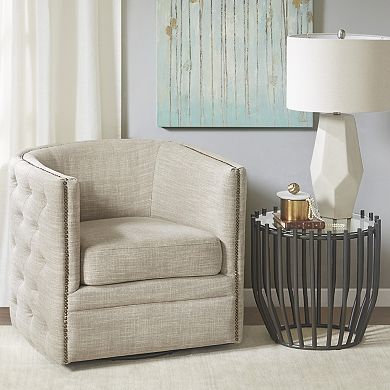 Madison Park Wilmette Swivel Accent Chair